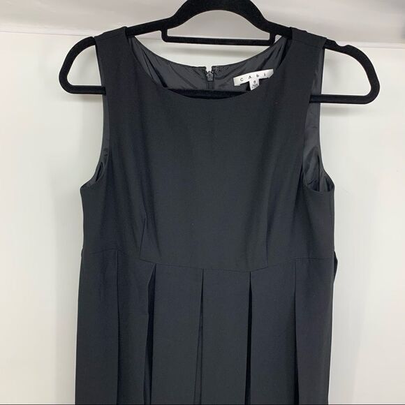 CAbi Crepe Flapper Dress Empire Waist #236 Size 8 - Picture 4 of 12